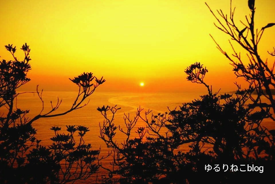 和歌山最南端の夕焼け